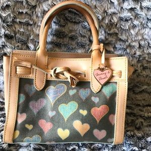 Dooney and Burke Crayon Heart Purse
